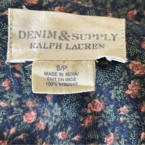 Denim and Supply Ralph Lauren Cottagecore Floral Peasant Blouse - Picture 6 of 6
